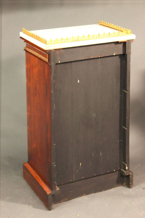 PAIR OF REGENCY GOTHIC PEDESTAL CUPBOARDS - ADDITIONAL PHOTO 5
