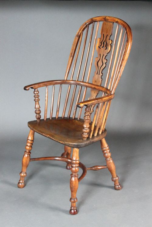 YEW WOOD WINDSOR CHAIR - ADDITIONAL PHOTO 1