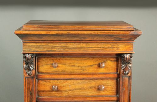 ROSEWOOD WELLINGTON CHEST - ADDITIONAL PHOTO 3