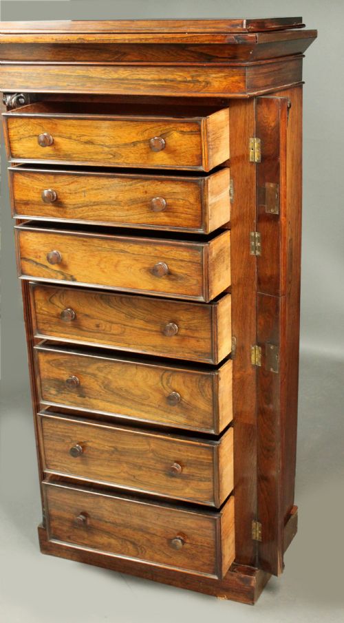 ROSEWOOD WELLINGTON CHEST - ADDITIONAL PHOTO 5