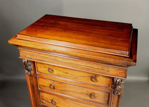 ROSEWOOD WELLINGTON CHEST - ADDITIONAL PHOTO 6