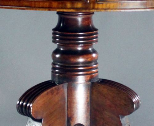 REGENCY MAHOGANY DRUM TABLE - ADDITIONAL PHOTO 7