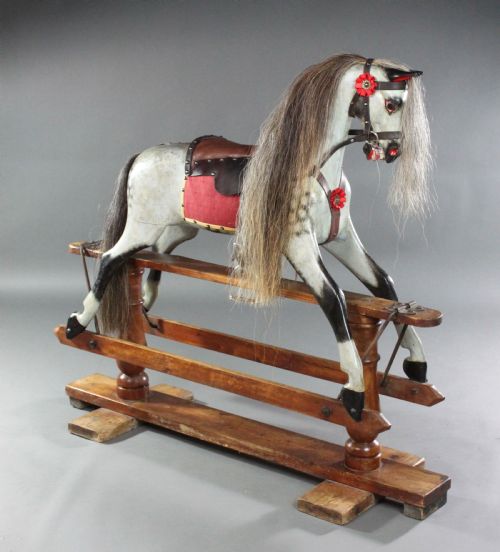19TH CENTURY ROCKING HORSE - ADDITIONAL PHOTO 1