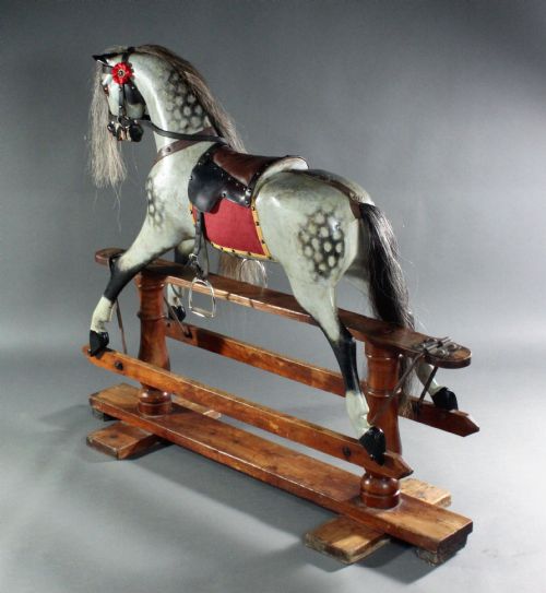 19TH CENTURY ROCKING HORSE - ADDITIONAL PHOTO 2
