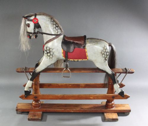 19TH CENTURY ROCKING HORSE - ADDITIONAL PHOTO 5