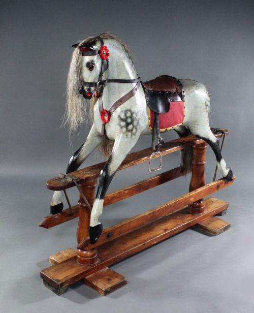 19TH CENTURY ROCKING HORSE - ADDITIONAL PHOTO 8