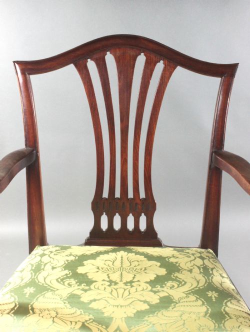 SET OF EIGHT GEORGIAN MAHOGANY DINING CHAIRS - ADDITIONAL PHOTO 7