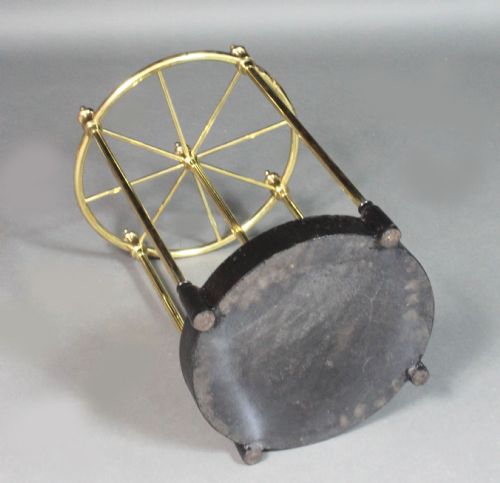 VICTORIAN CIRCULAR BRASS UMBRELLA STAND - ADDITIONAL PHOTO 4