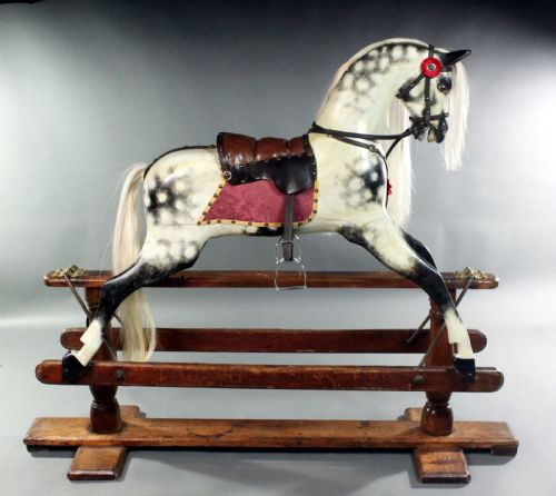 fig 1. Antique Rocking Horse by F.H.Ayres