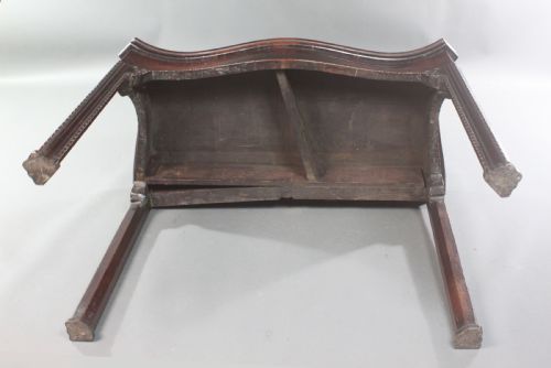 ANTIQUE CHIPPENDALE MAHOGANY CARD TABLE - ADDITIONAL PHOTO 7