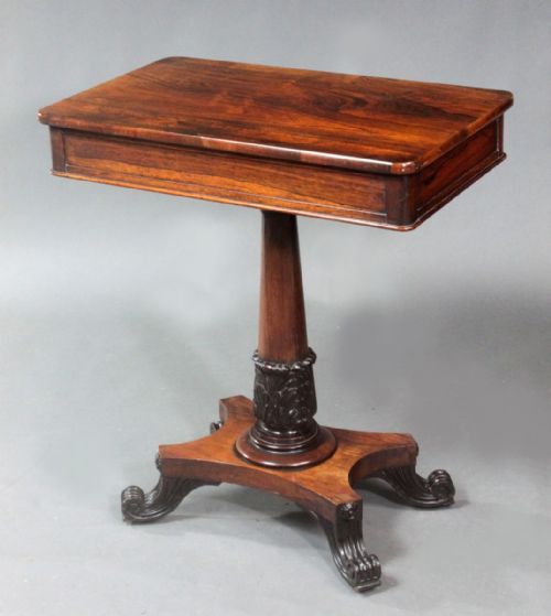 REGENCY ROSEWOOD OCCASIONAL TABLE