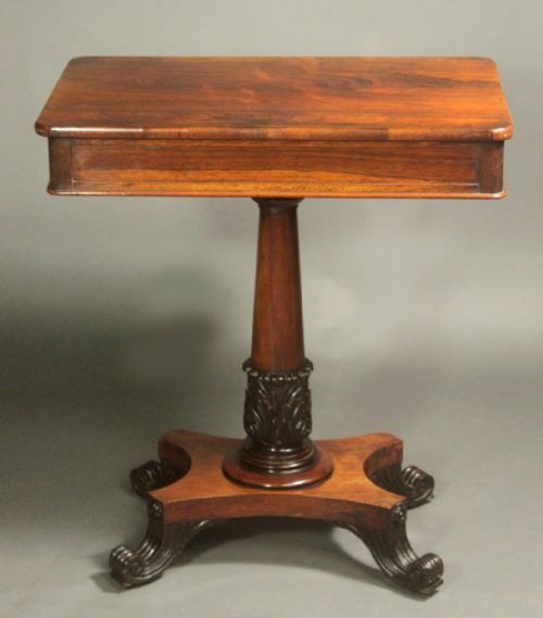REGENCY ROSEWOOD OCCASIONAL TABLE - ADDITIONAL PHOTO 3