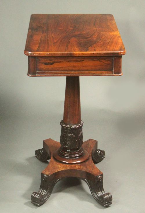 REGENCY ROSEWOOD OCCASIONAL TABLE - ADDITIONAL PHOTO 4