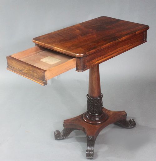 REGENCY ROSEWOOD OCCASIONAL TABLE - ADDITIONAL PHOTO 8