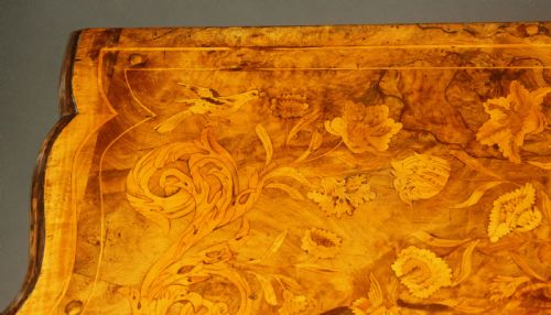 DUTCH MARQUETRY BOMB CHEST - ADDITIONAL PHOTO 4