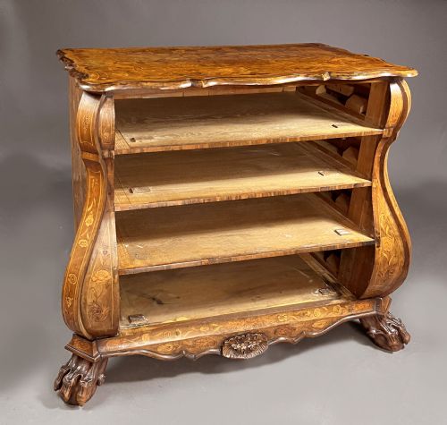 DUTCH MARQUETRY BOMB CHEST - ADDITIONAL PHOTO 10