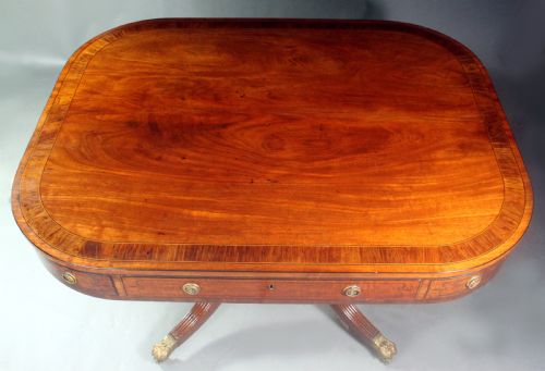 REGENCY MAHOGANY CENTRE TABLE IN THE MANNER OF GILLOWS - ADDITIONAL PHOTO 5