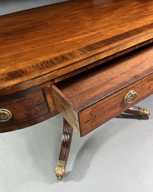 REGENCY MAHOGANY CENTRE TABLE IN THE MANNER OF GILLOWS - ADDITIONAL PHOTO 9