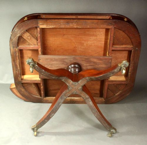 REGENCY MAHOGANY CENTRE TABLE IN THE MANNER OF GILLOWS - ADDITIONAL PHOTO 12