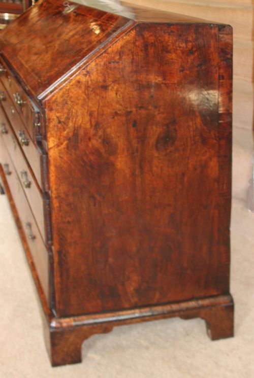 ANTIQUE GEORGE I WALNUT BUREAU - ADDITIONAL PHOTO 6