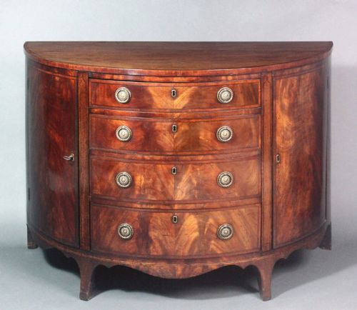 GEORGE III DEMILUNE COMMODE - ADDITIONAL PHOTO 2
