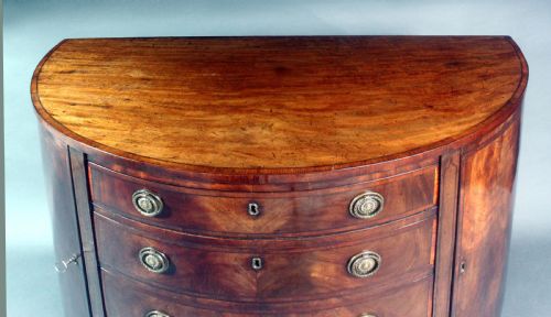 GEORGE III DEMILUNE COMMODE - ADDITIONAL PHOTO 11