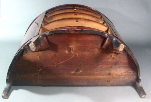 GEORGE III DEMILUNE COMMODE - ADDITIONAL PHOTO 12