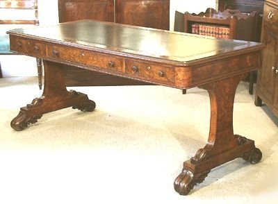 Regency Standard End Oak Writing Table