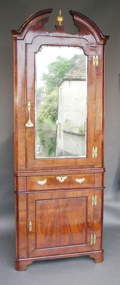 An Early 18th Century Standing Corner Cupboard