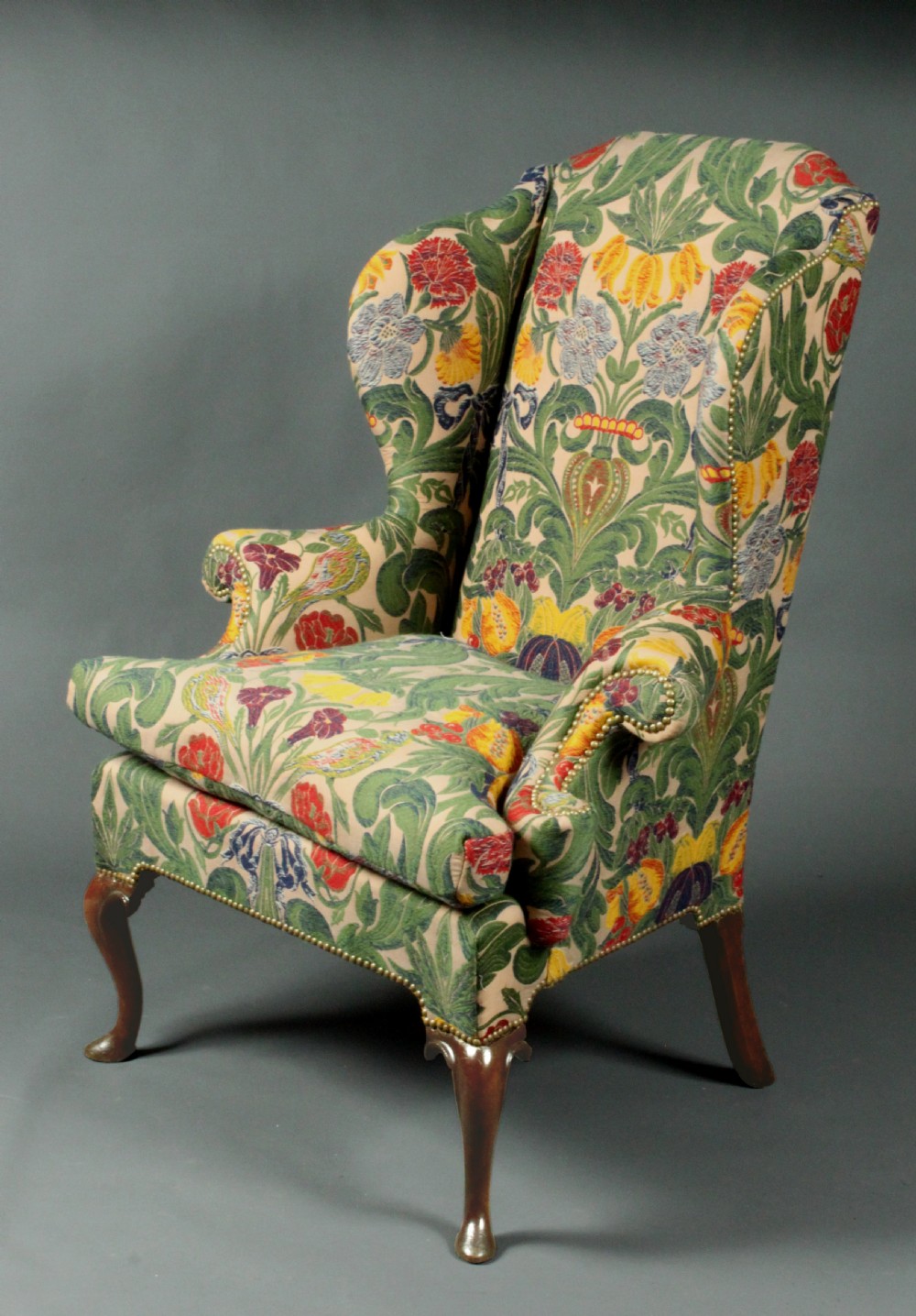 Antique wing chair