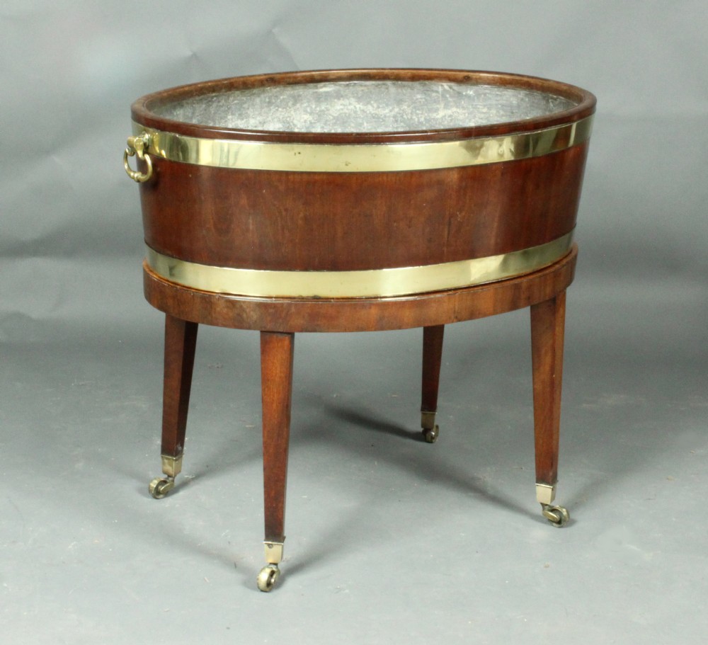 Antique open wine cooler