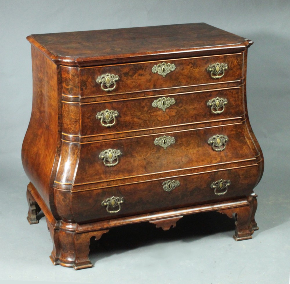 Antique Dutch walnut chest