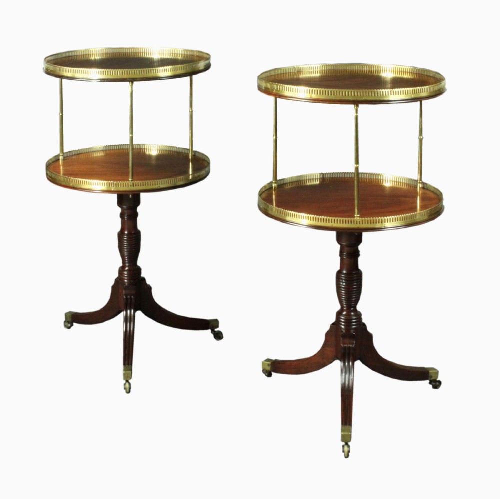Antique Pair of Dumb Waiters