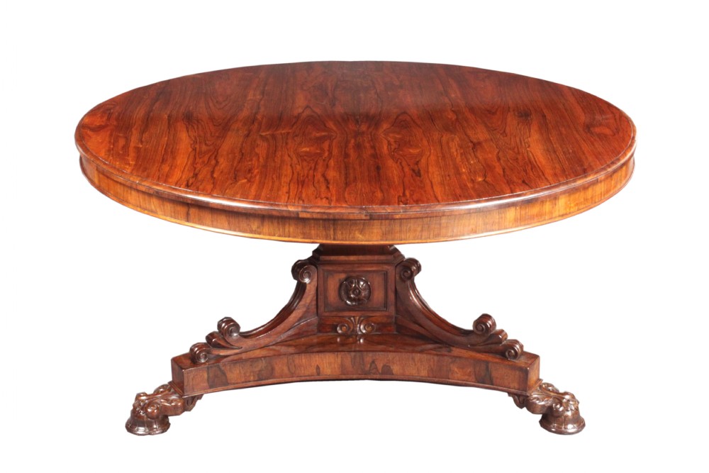 Antique rosewood centre table