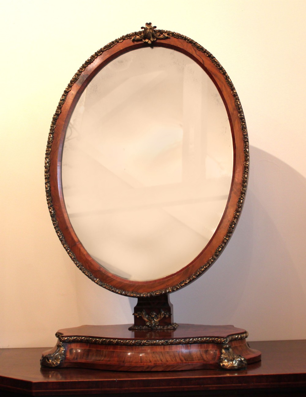 Antique toilet mirror