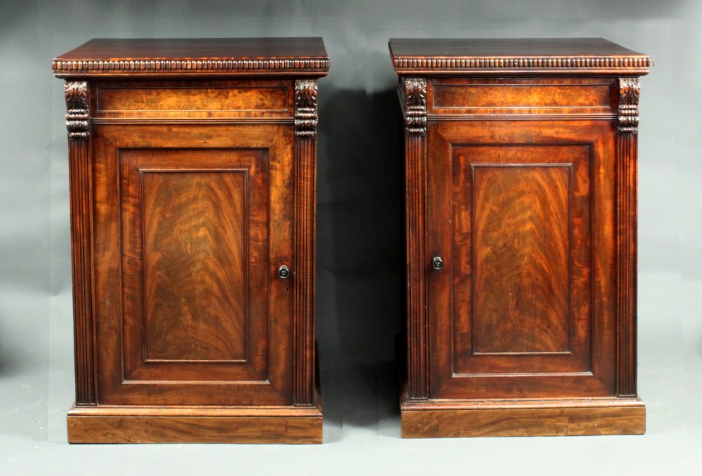 Pair of Gillows pedestals