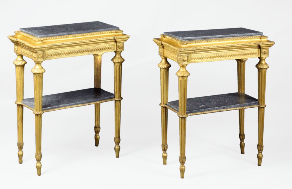 Pair of giltwood jardinieres or tables