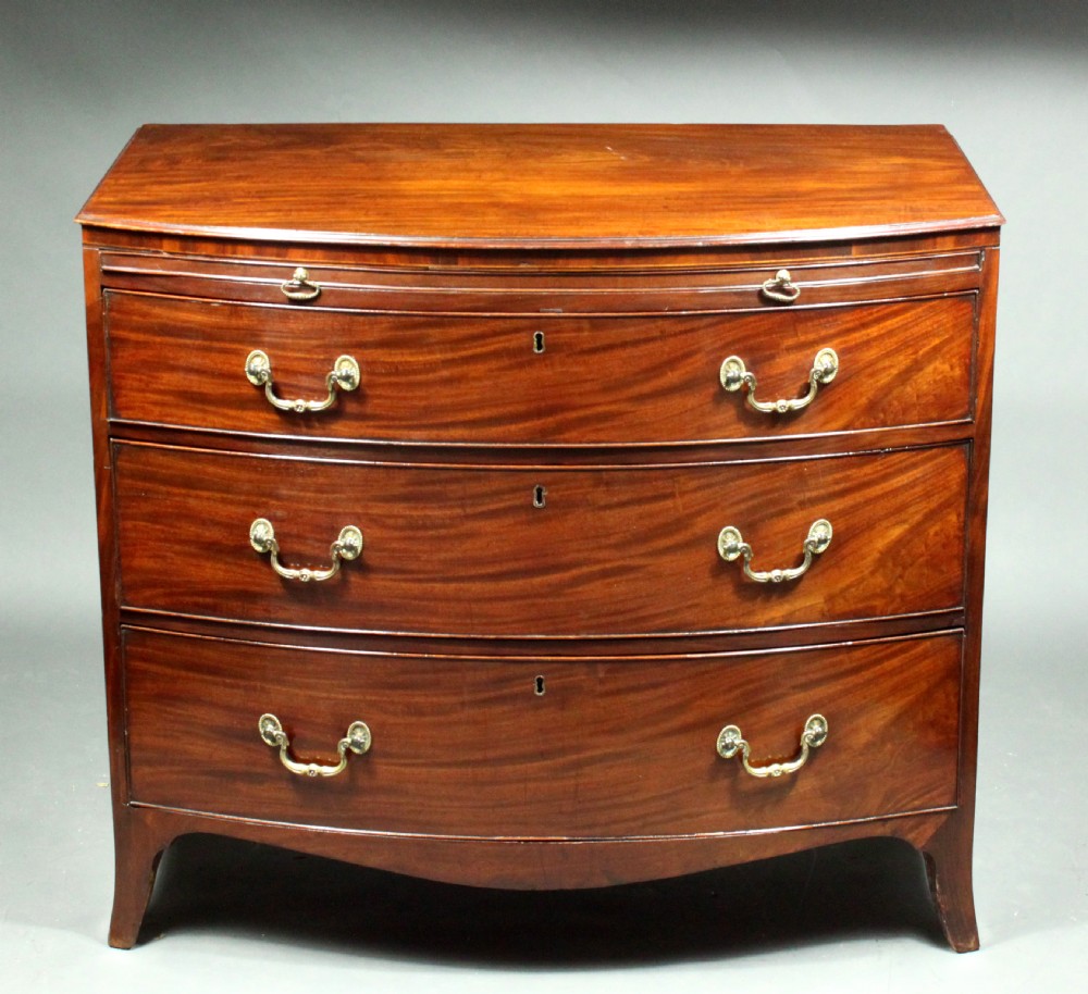 Antique bowfront chest