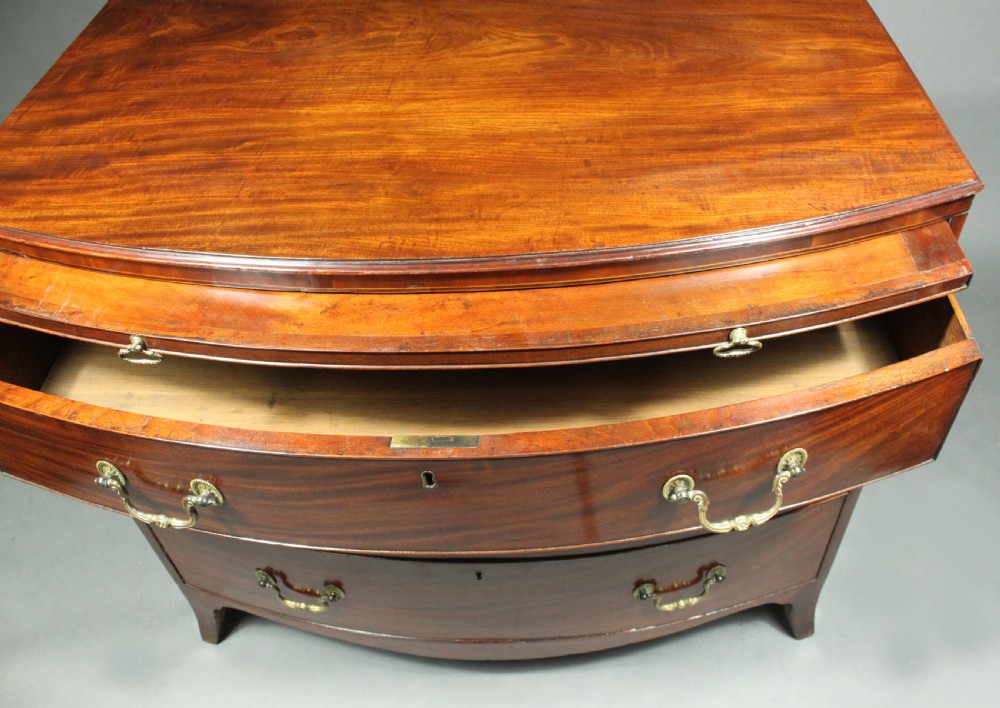 Antique bowfront chest View VII