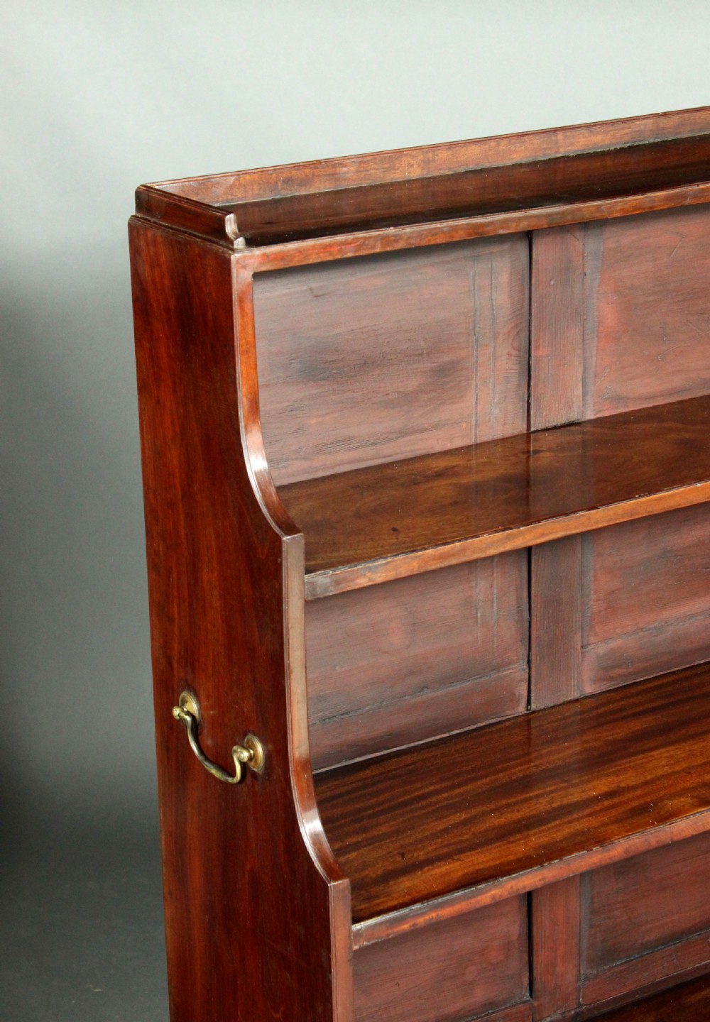 Pair of Georgian waterfall bookcases View V