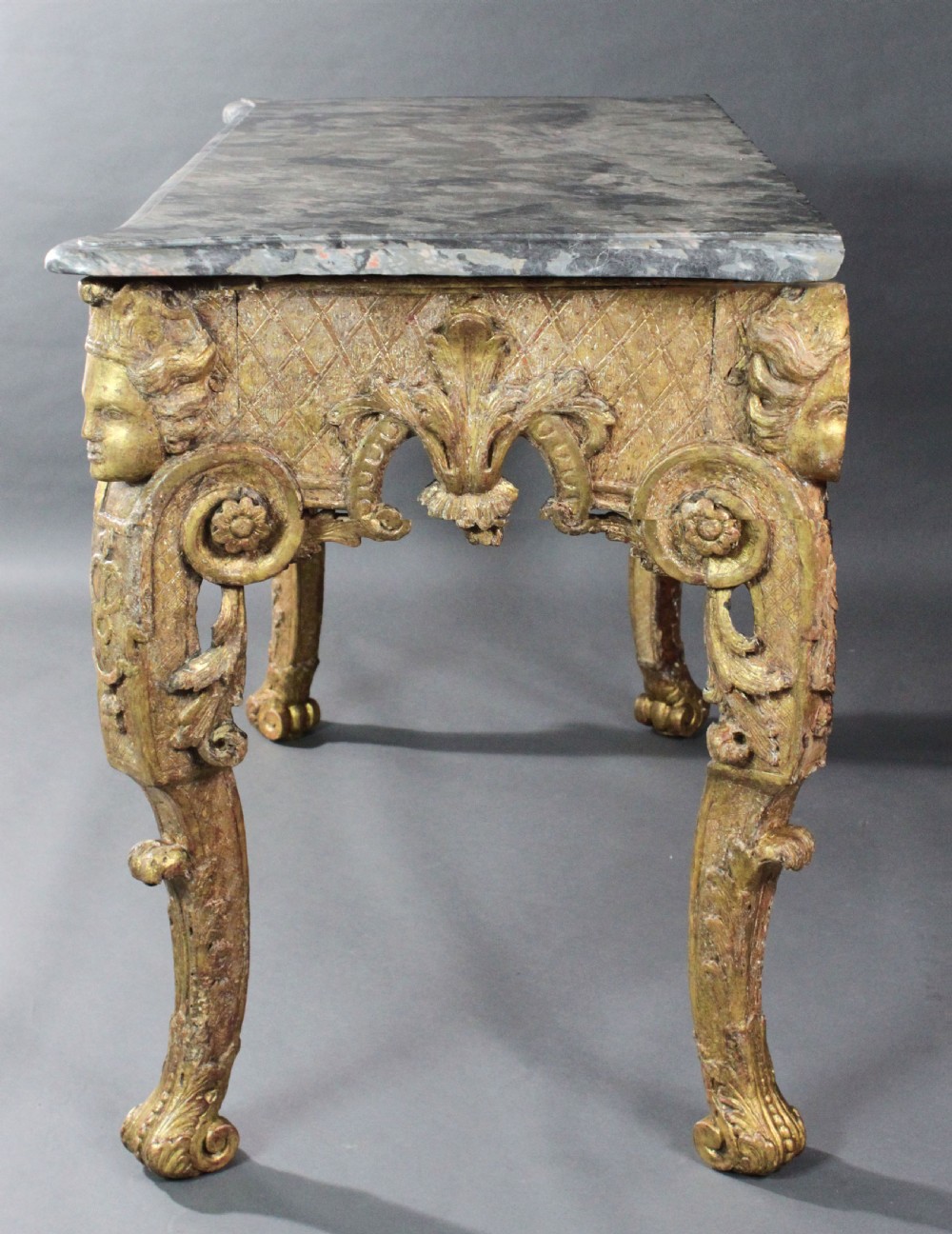 Late 17th Century gilt wood console table View III