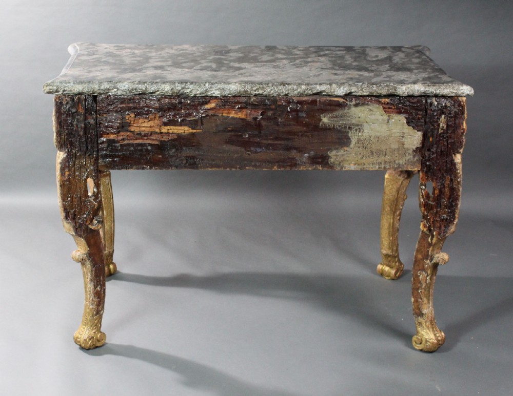 Late 17th Century gilt wood console table View IX