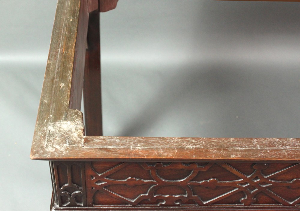 Chippendale mahogany serving table View IX