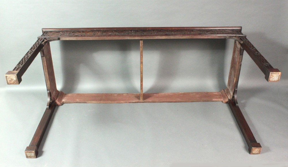 Chippendale mahogany serving table View X