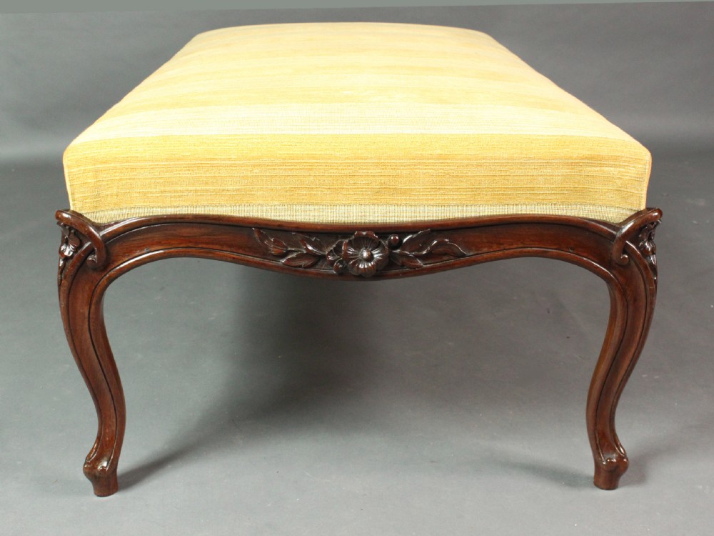 Large walnut stool View III