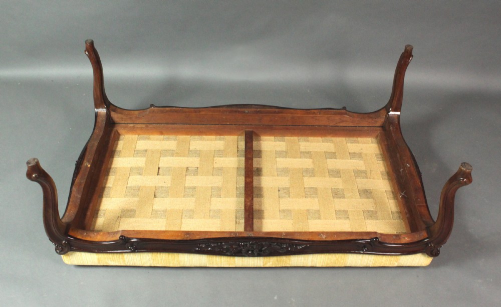 Large walnut stool View VII