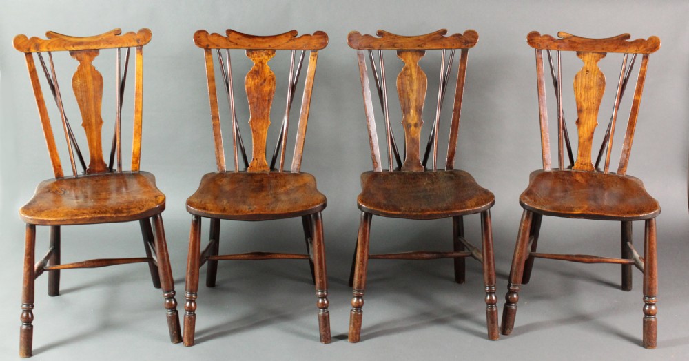 4 Antique country chiars View II