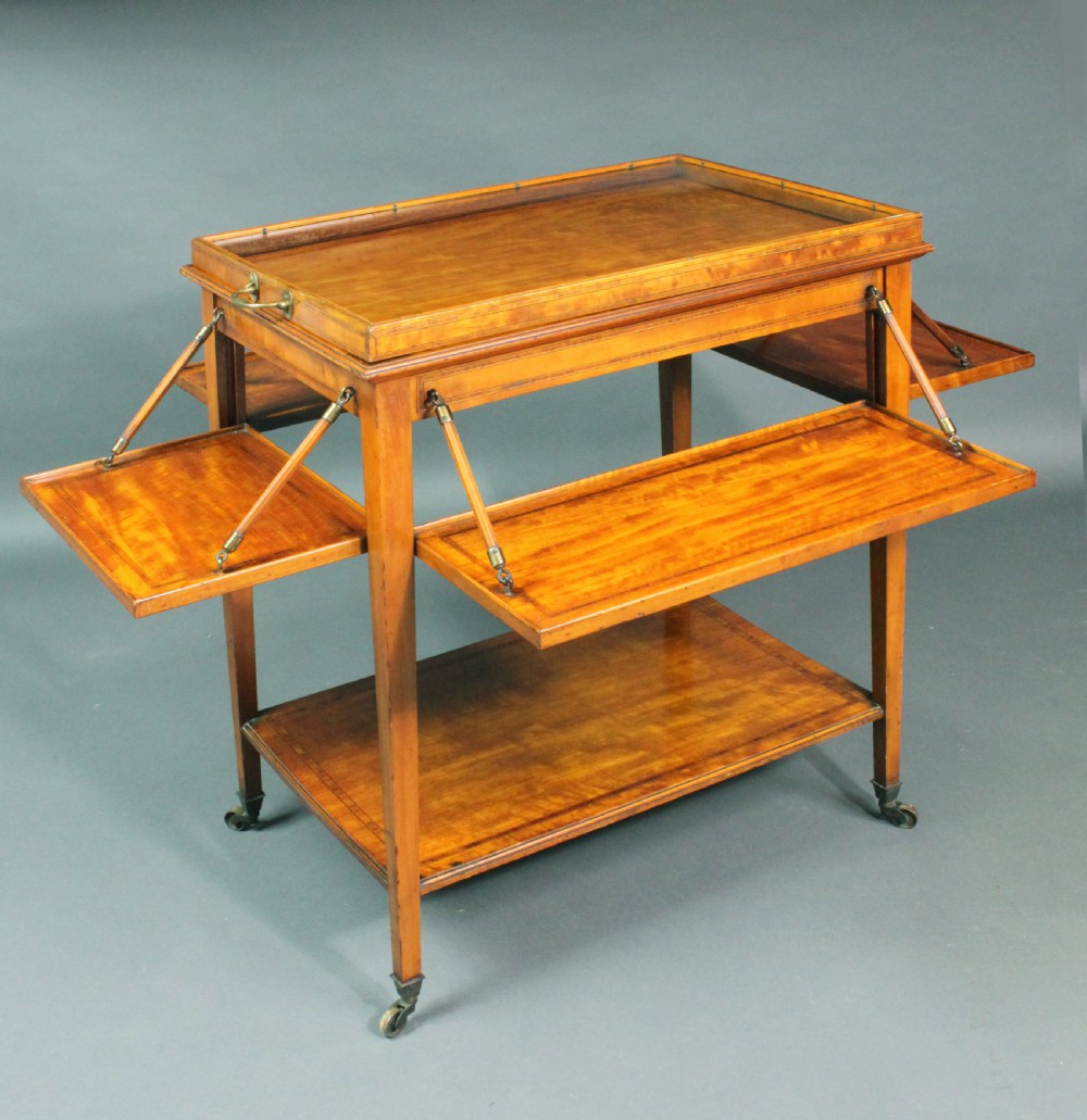 Satinwood tea trolley View II