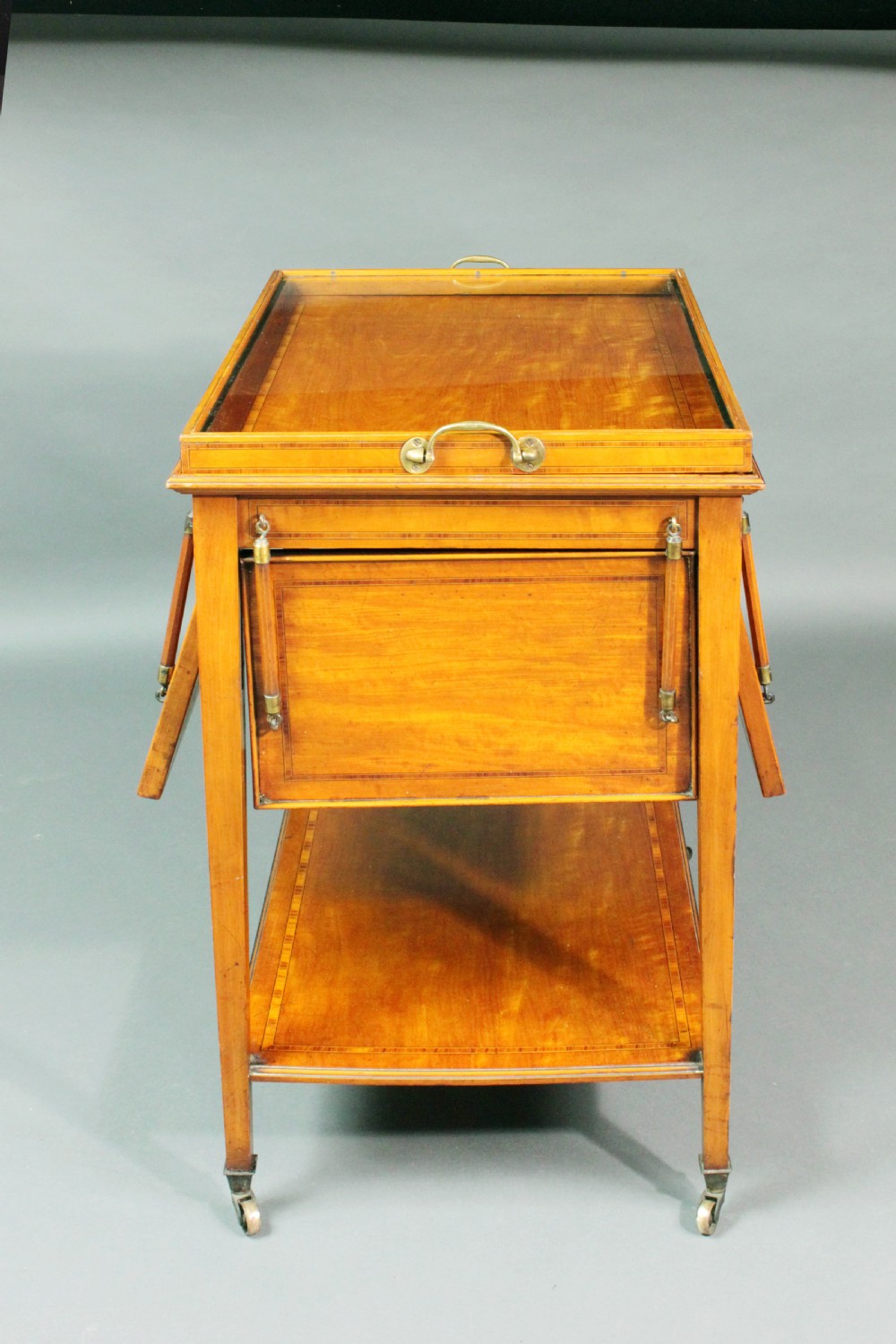 Satinwood tea trolley View V