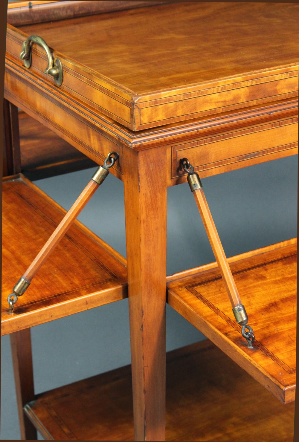 Satinwood tea trolley View VI